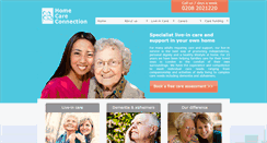 Desktop Screenshot of hcchomecare.co.uk